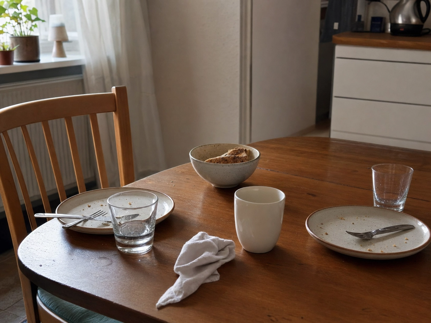 Gedeckter Esstisch zu Hause — gemeinsame Zeit und ein Stück Normalität mit DAHEIMZEIT Berlin